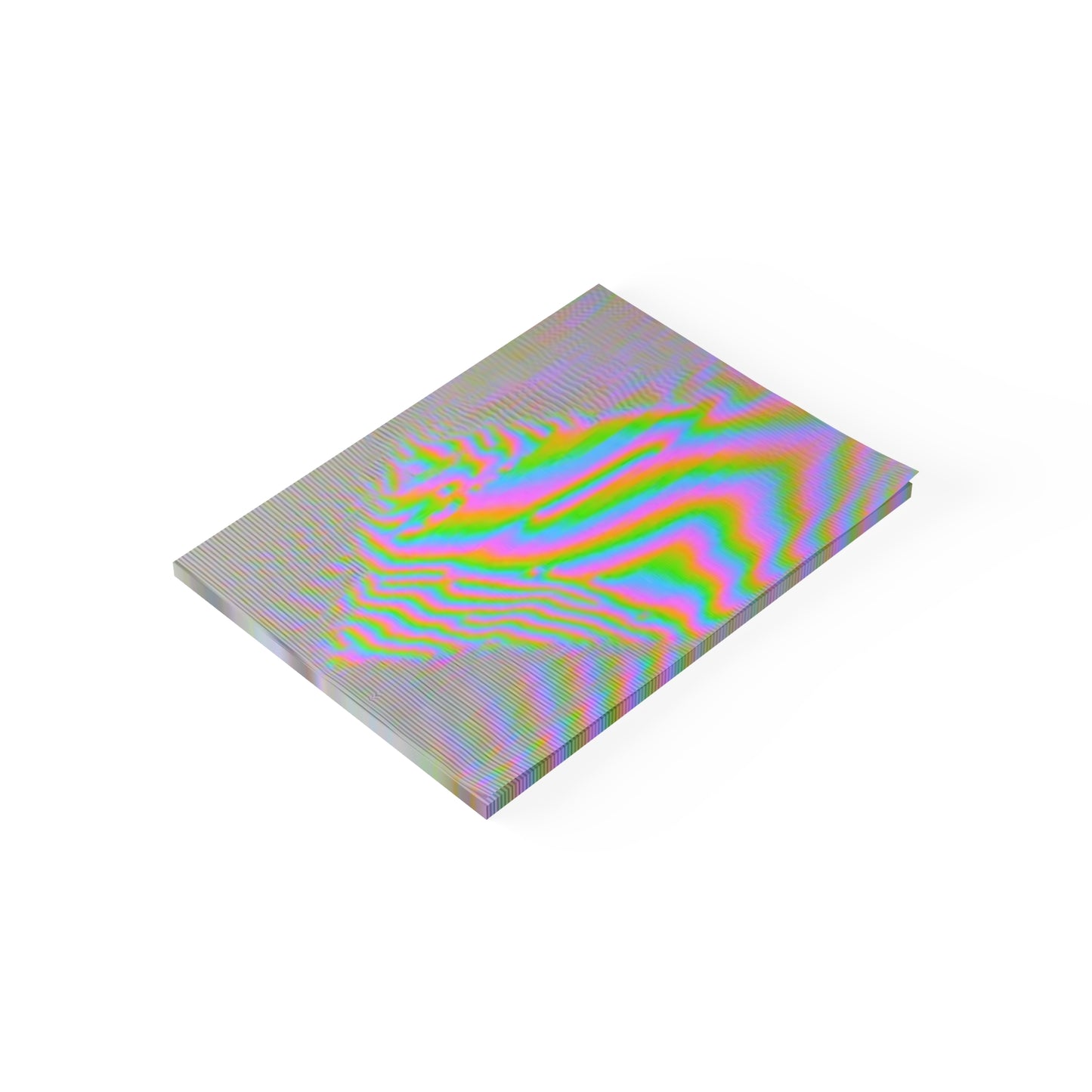 Glitch Rainbow post it Notepads