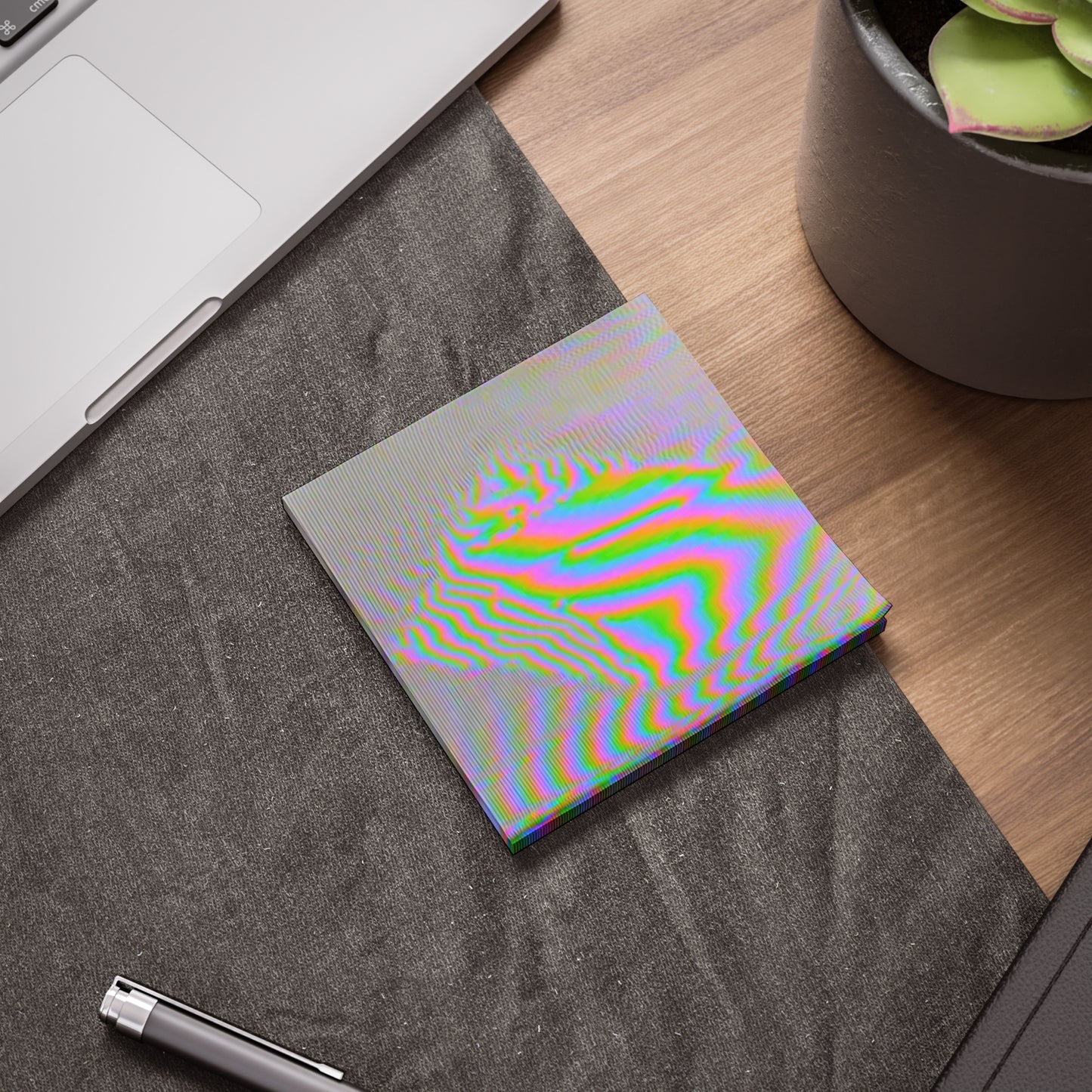 Glitch Rainbow post it Notepads