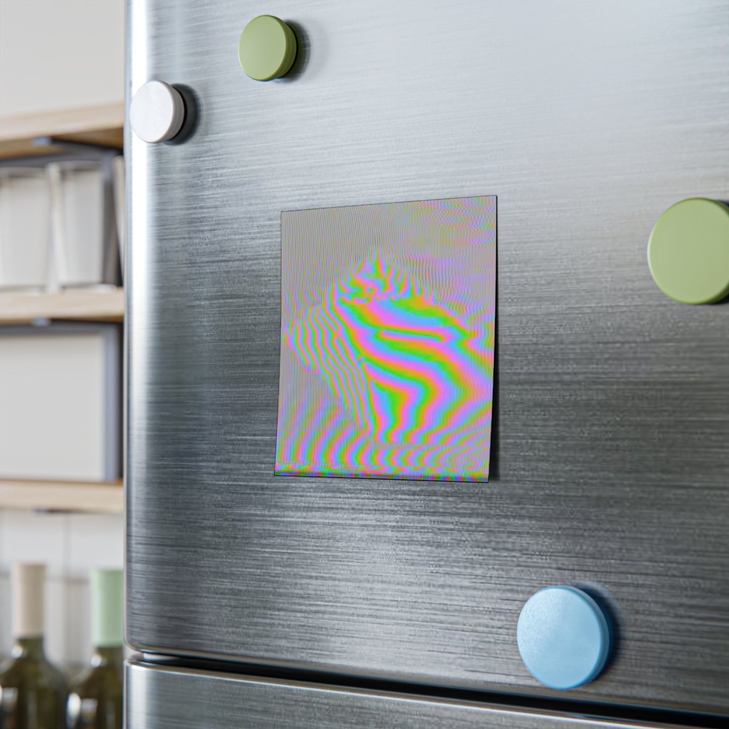 Glitch Rainbow post it Notepads