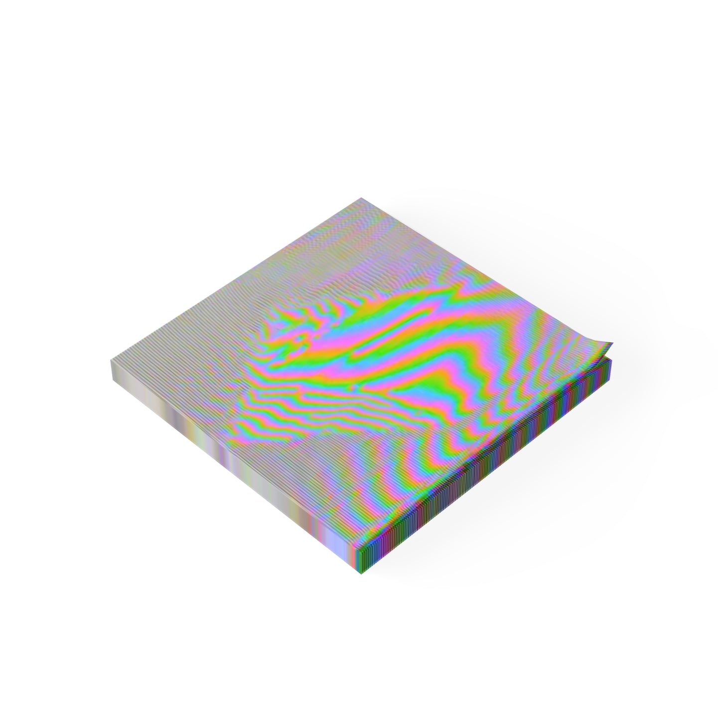 Glitch Rainbow post it Notepads