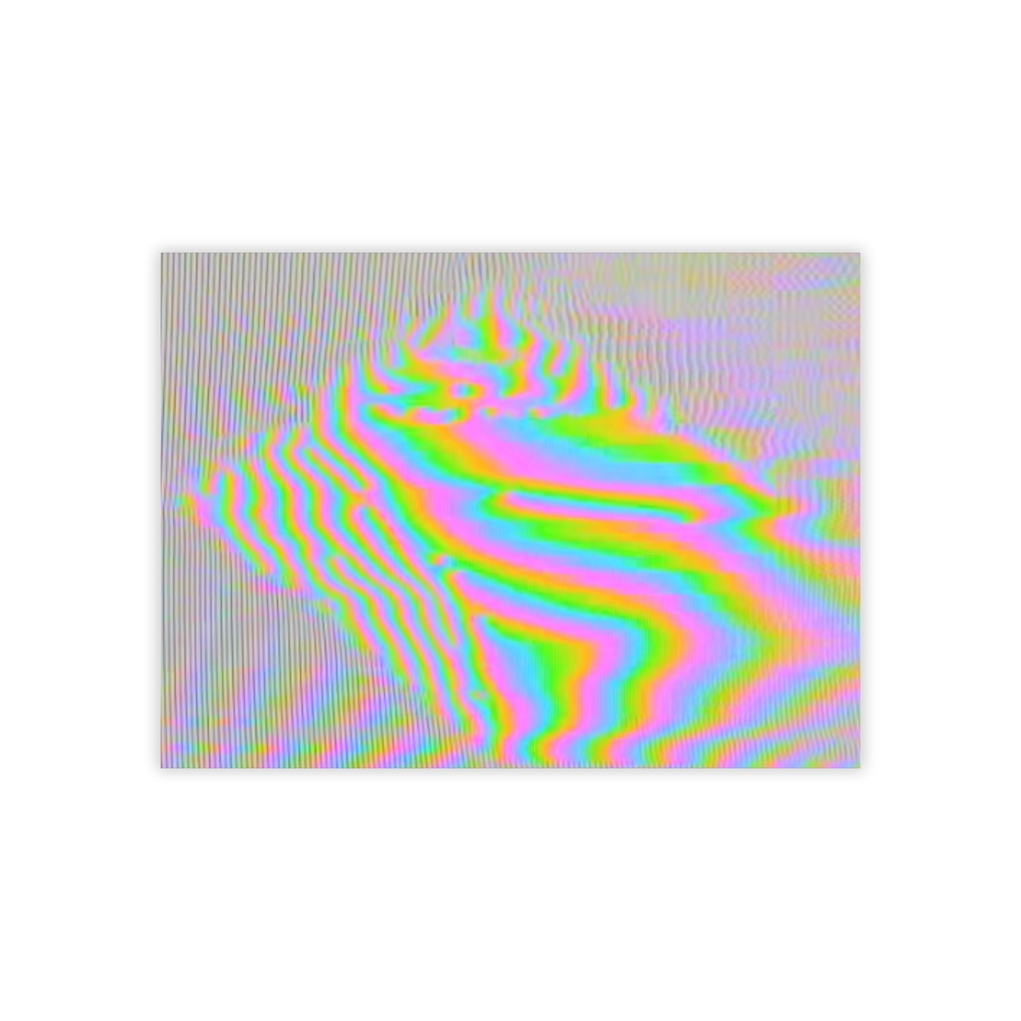 Glitch Rainbow post it Notepads