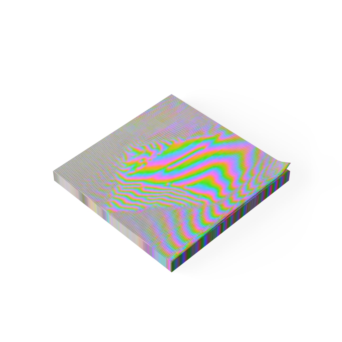 Glitch Rainbow post it Notepads