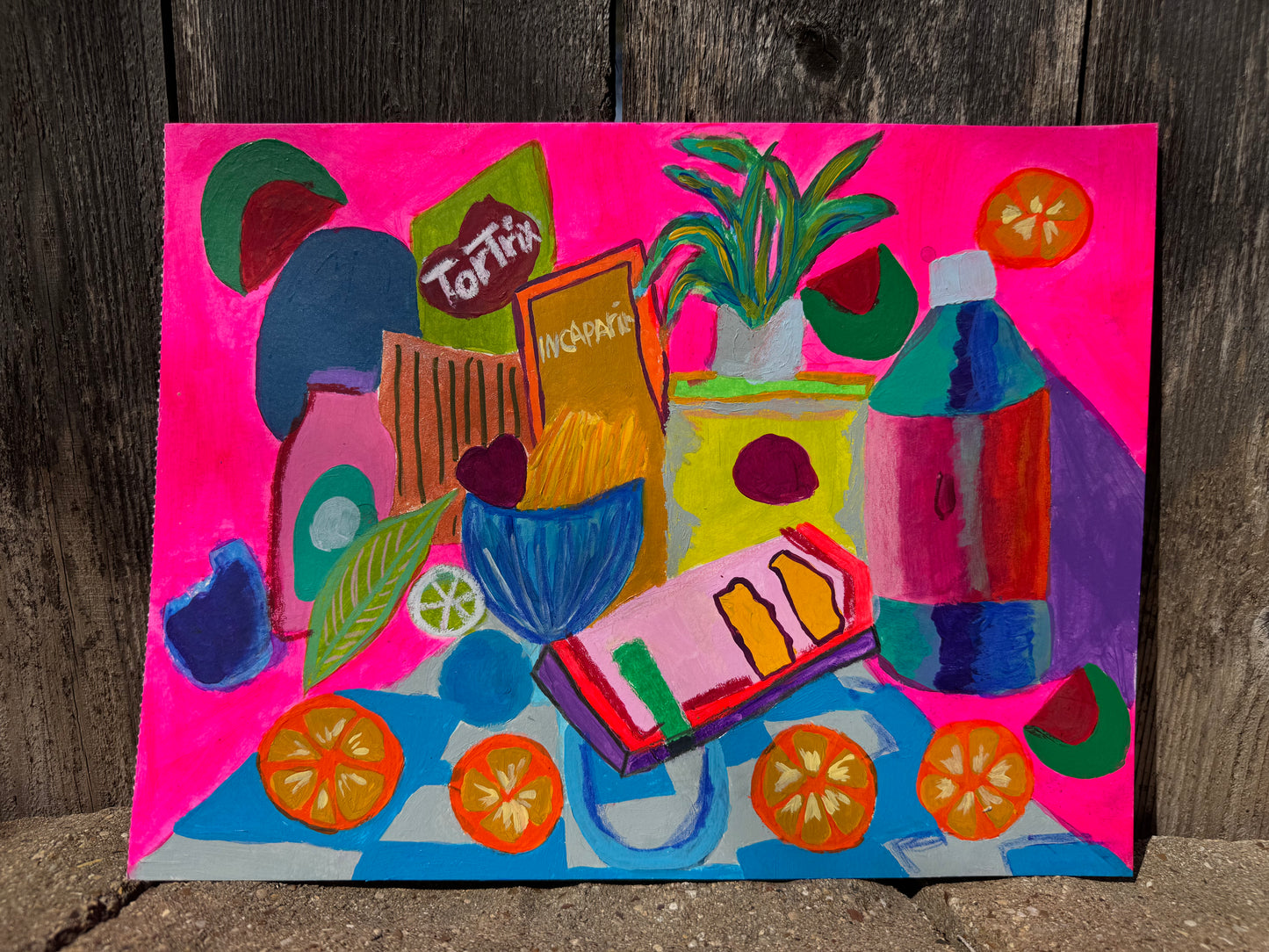 Still life a la neon