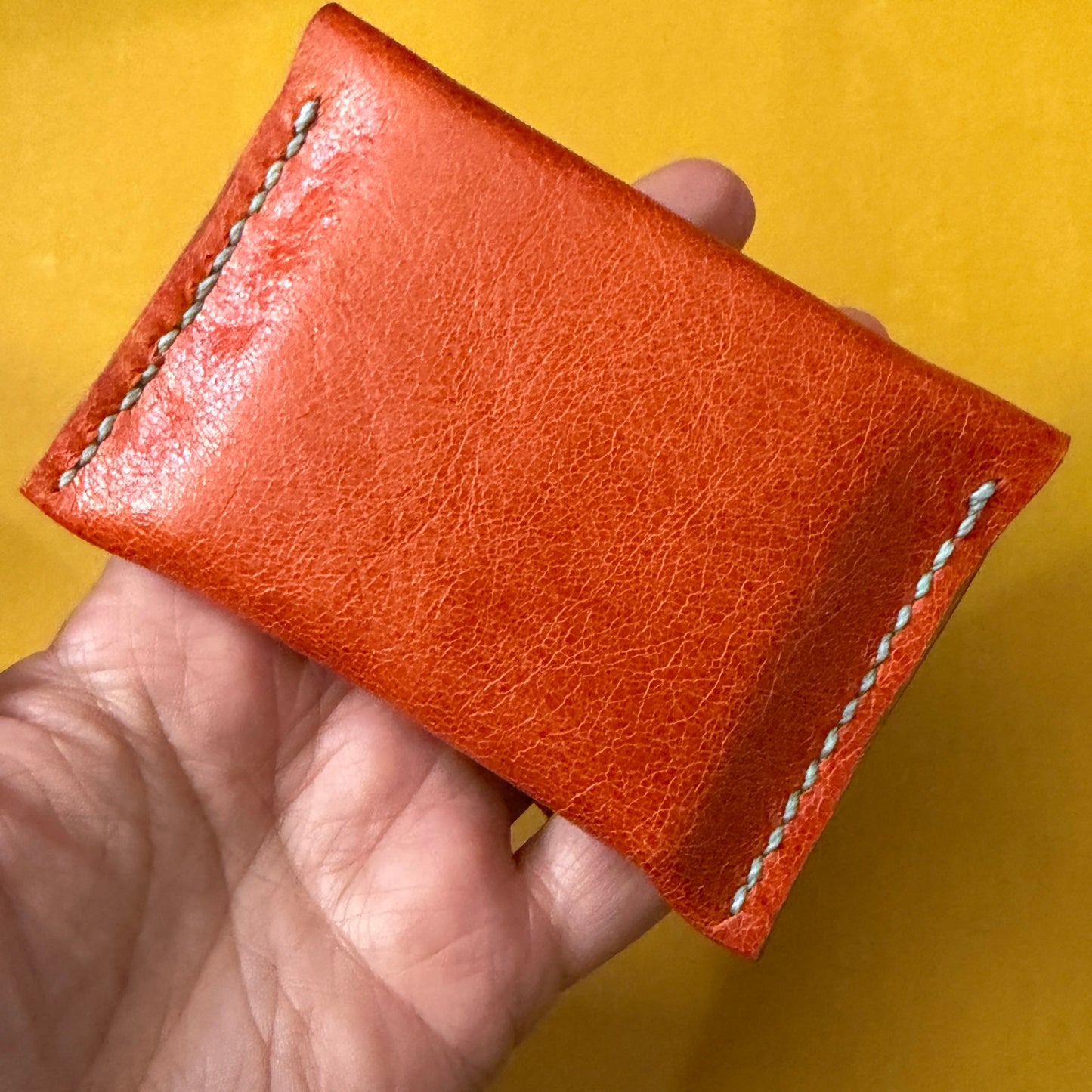 Perfume Pouch for samples Orange Shiny