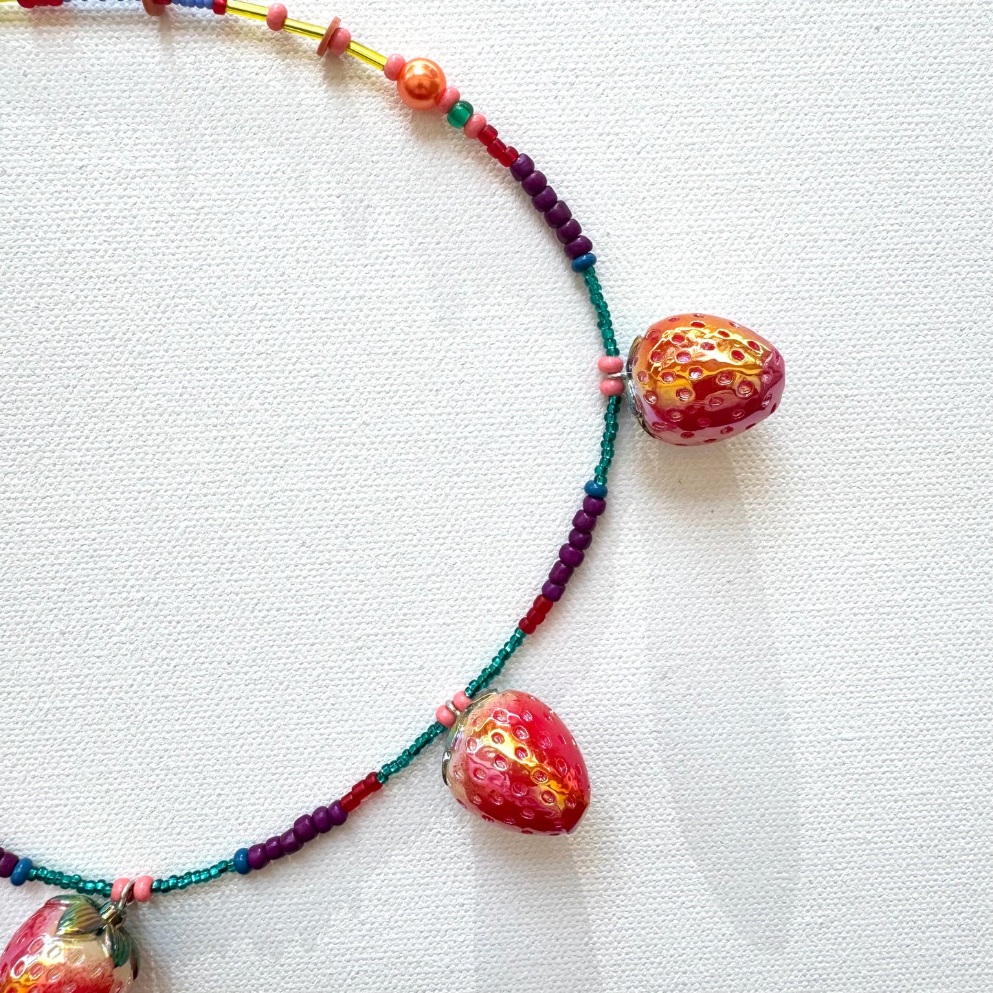 Strawberry Charm Necklace 2