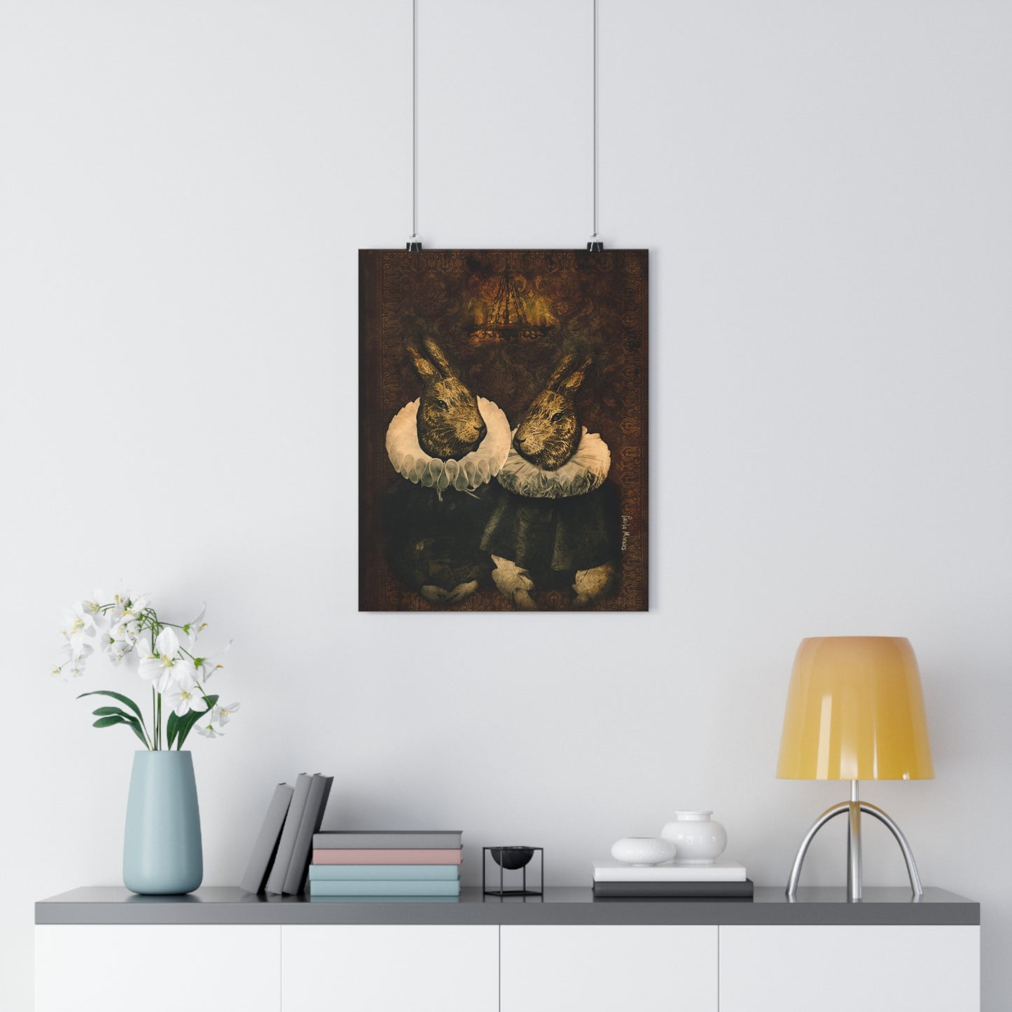 Bunny Heads Giclée Art Print