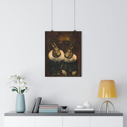 Bunny Heads Giclée Art Print