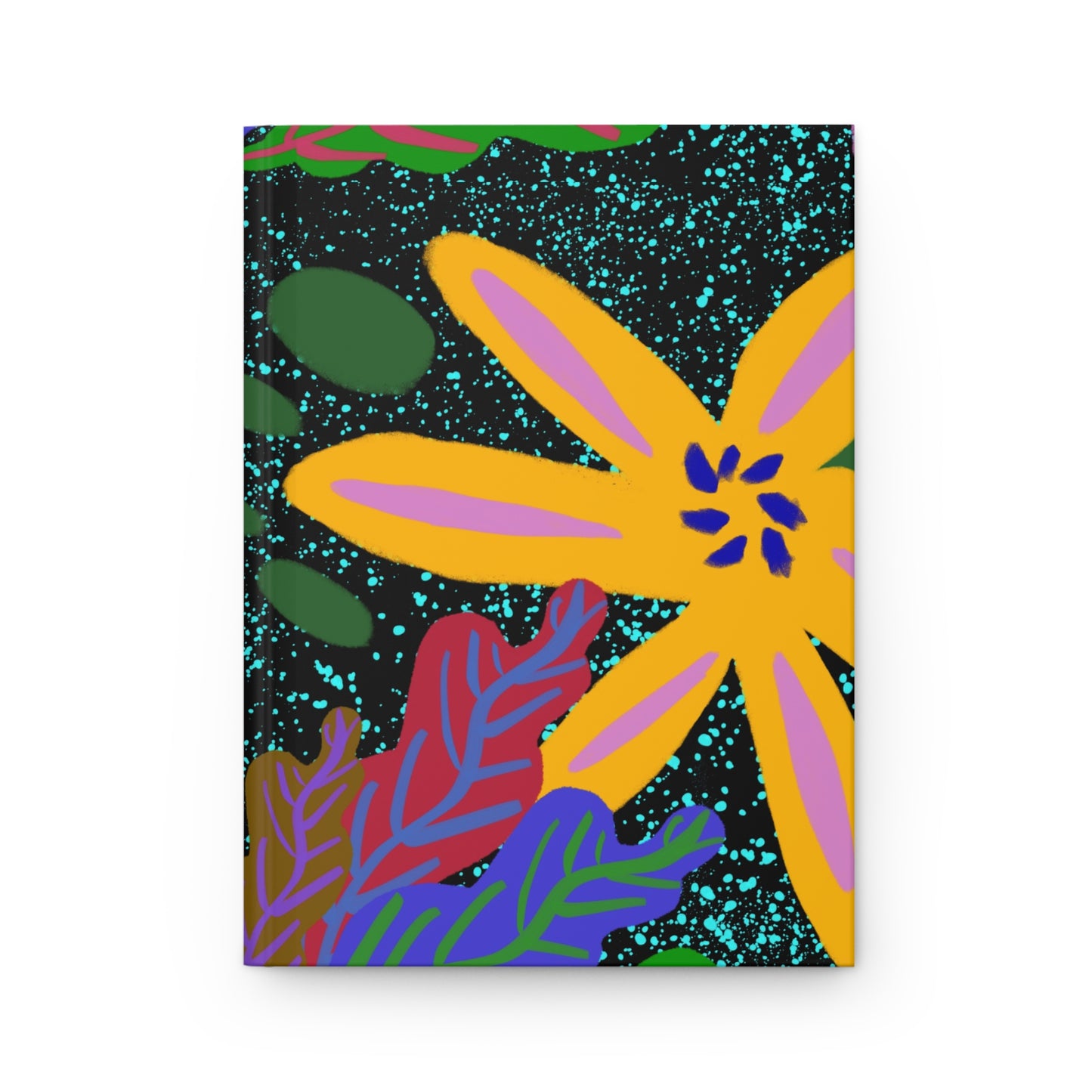Floral Space Hardcover Journal