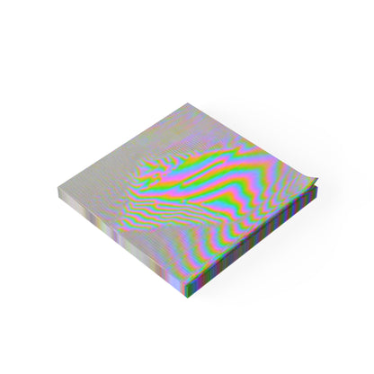 Glitch Rainbow post it Notepads