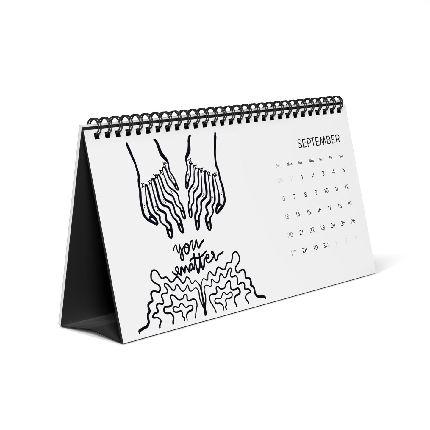 2026 Desktop Calendar Illustrated by Paula Morales
