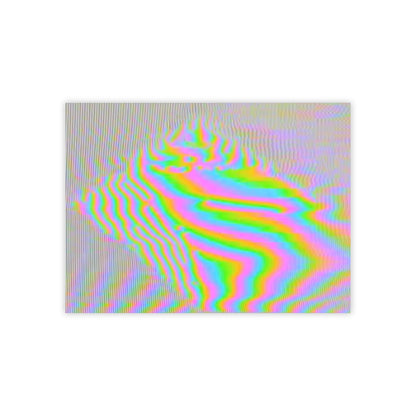 Glitch Rainbow post it Notepads
