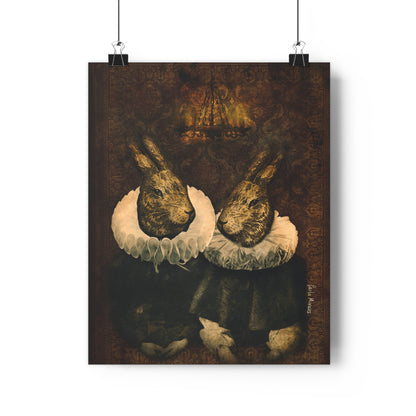 Bunny Heads Giclée Art Print