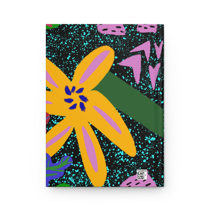 Floral Space Hardcover Journal