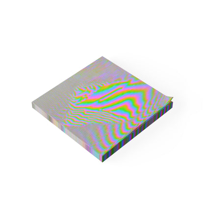 Glitch Rainbow post it Notepads