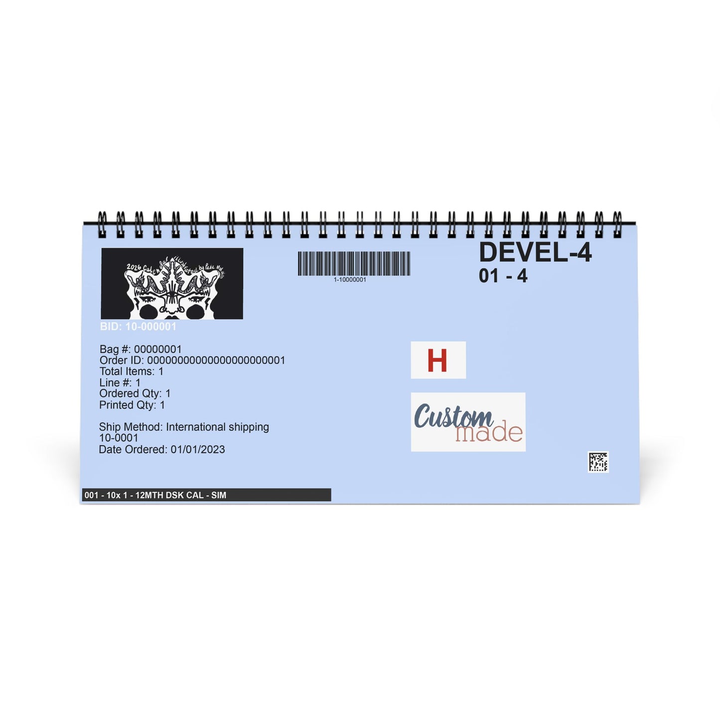 2026 Desktop Calendar Illustrated by Paula Morales
