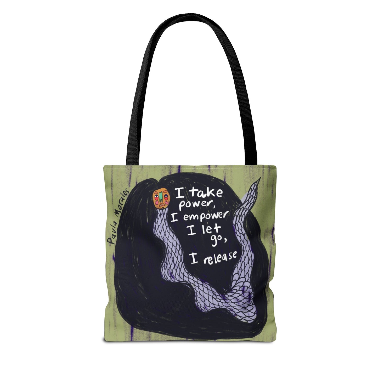 Empower & Release Tote Bag (AOP)