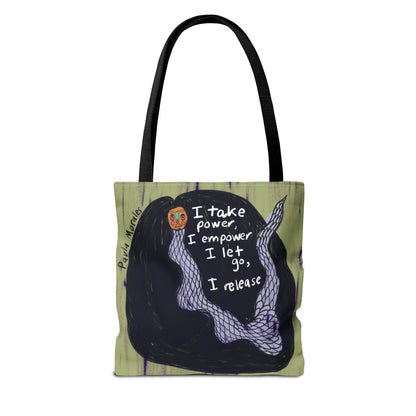 Empower & Release Tote Bag (AOP)
