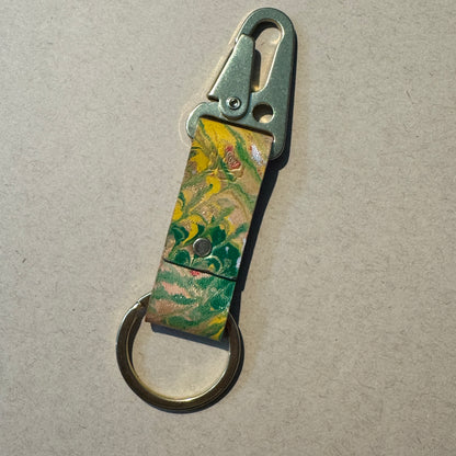 Marbled Leather Key chains