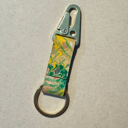 Marbled Leather Key chains