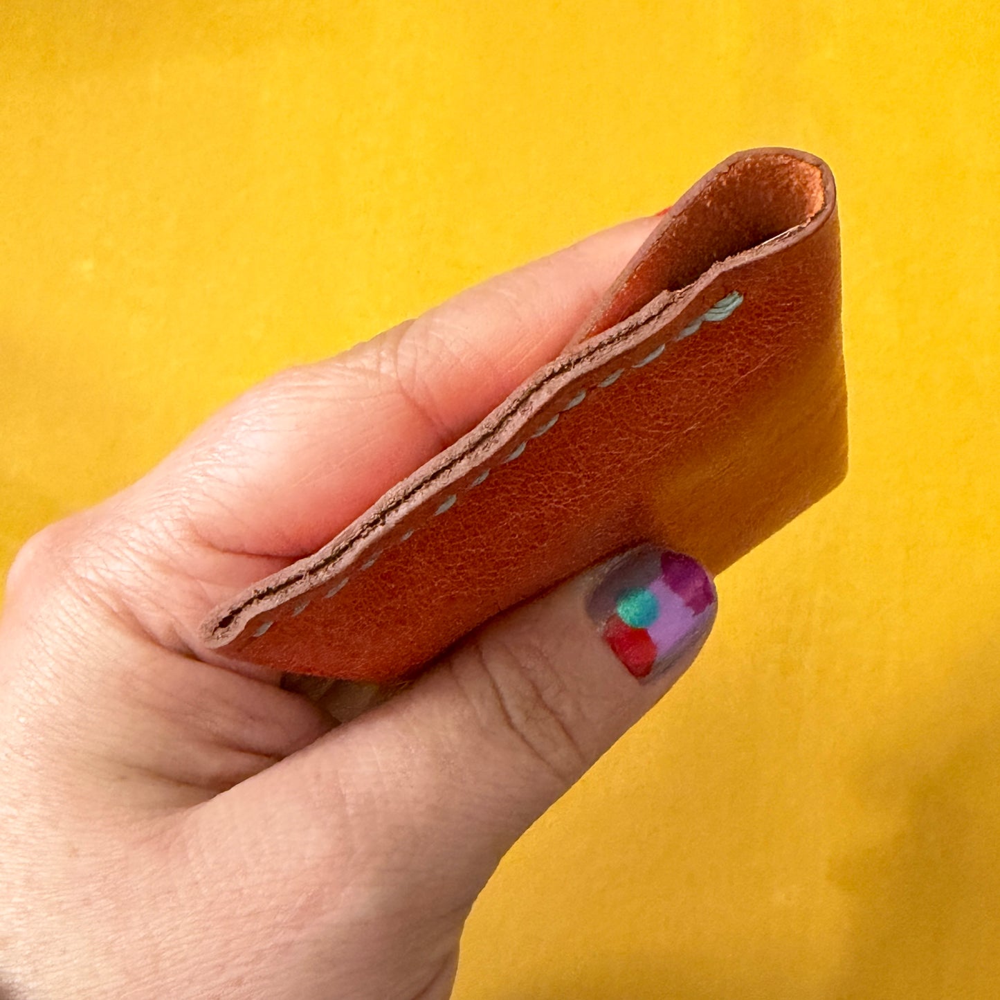 Perfume Pouch for samples Orange Shiny