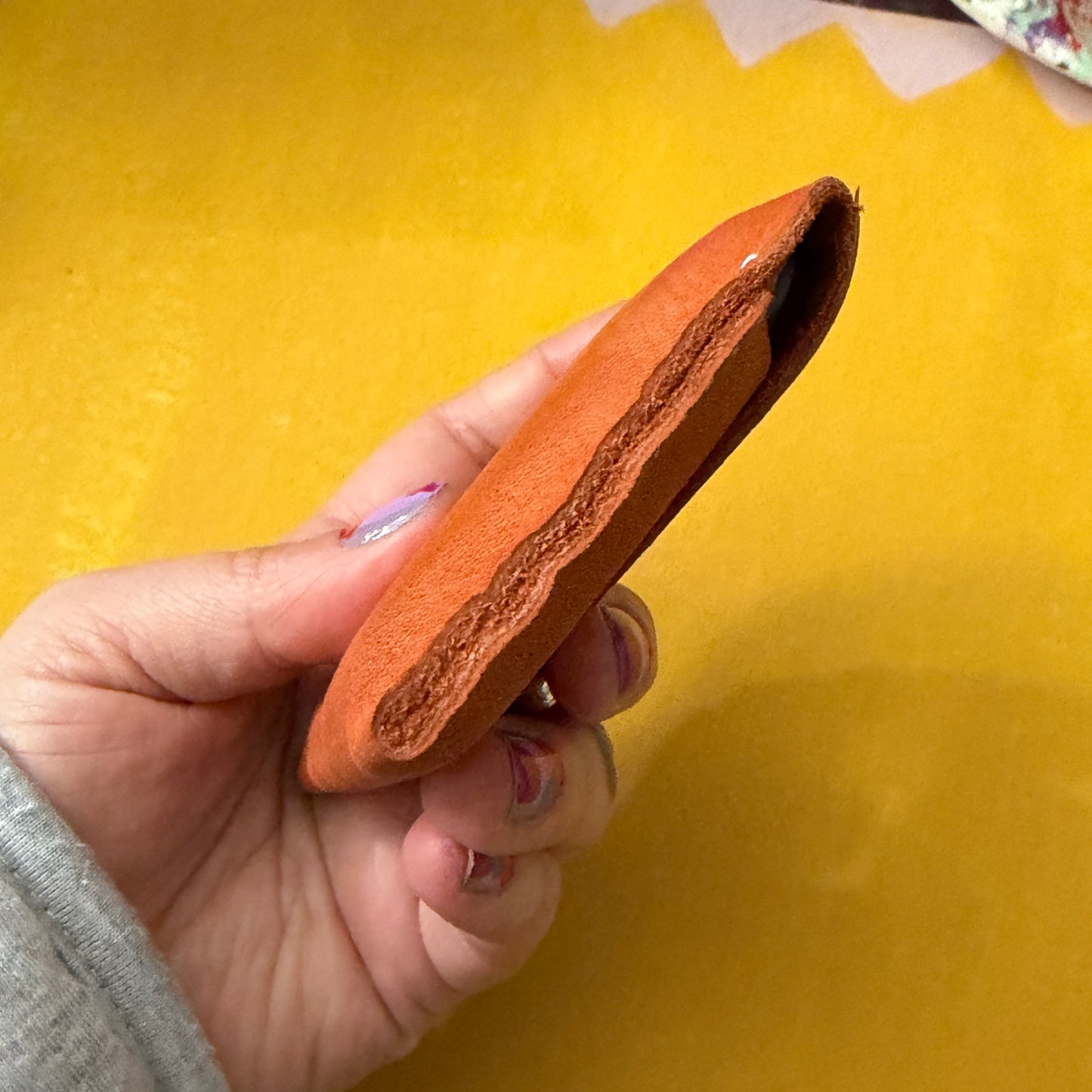 Perfume Pouch for Samples Orange Matte