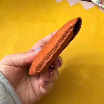 Perfume Pouch for Samples Orange Matte