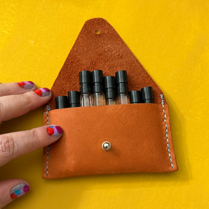 Perfume Pouch for Samples Orange Matte
