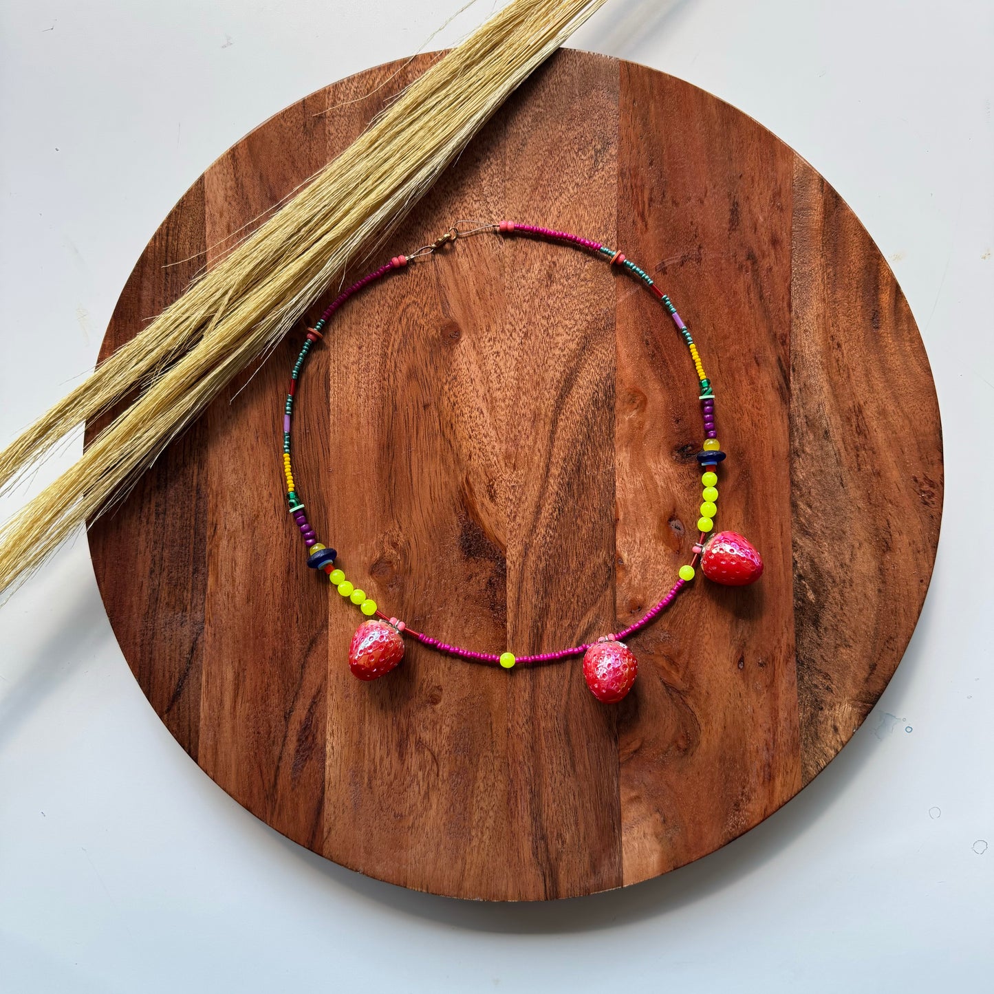 Strawberry Charm Necklace 1