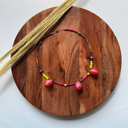 Strawberry Charm Necklace 1