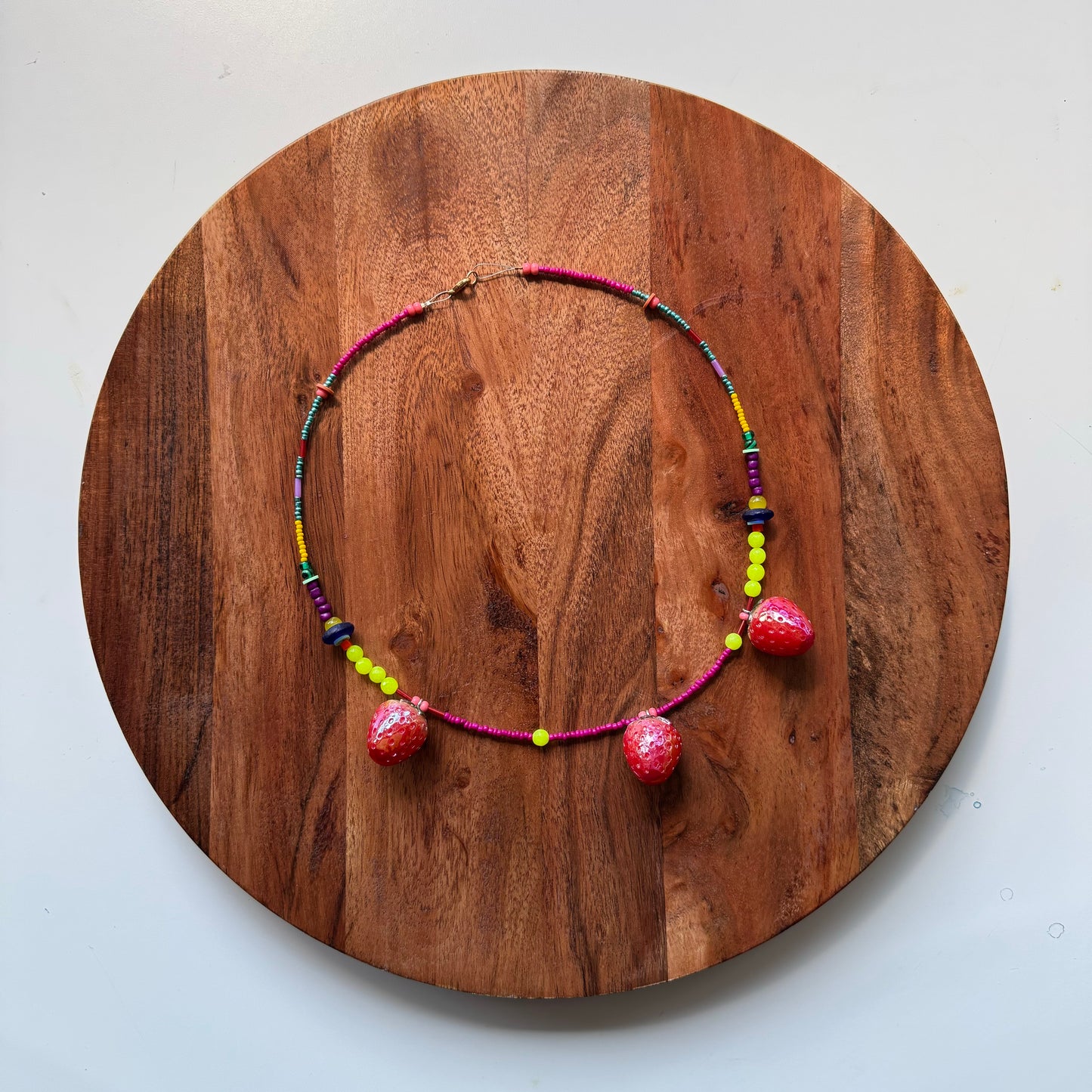 Strawberry Charm Necklace 1