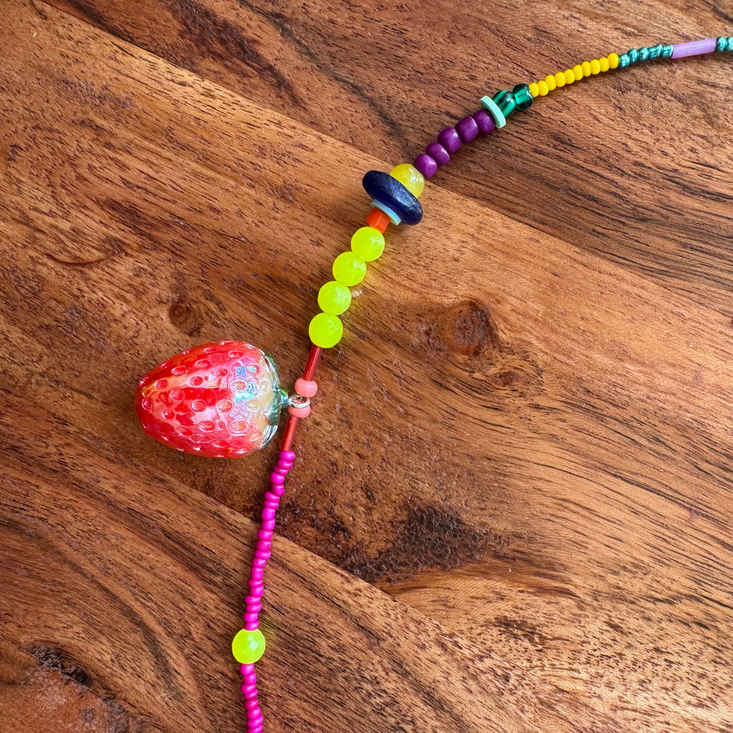 Strawberry Charm Necklace 1