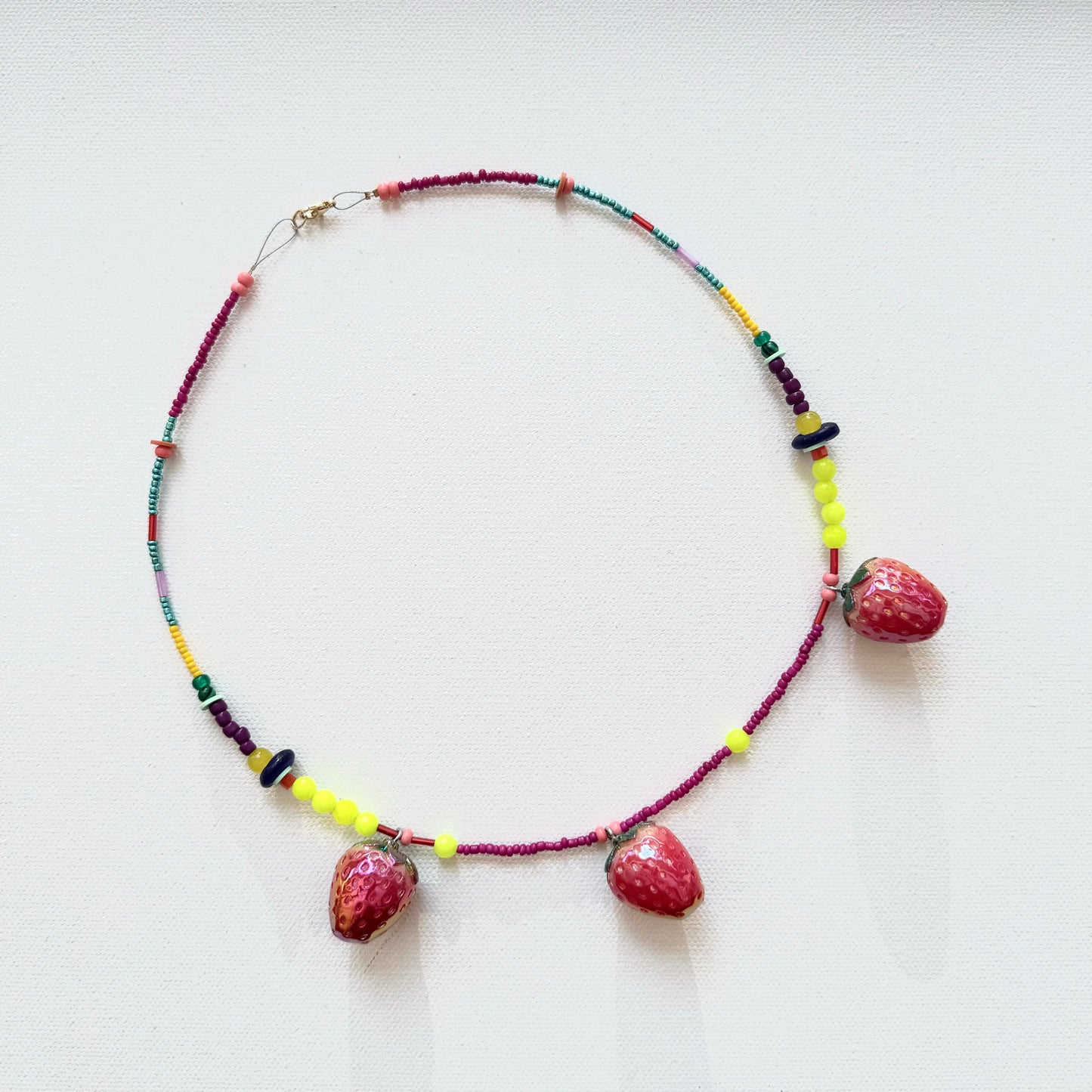 Strawberry Charm Necklace 1