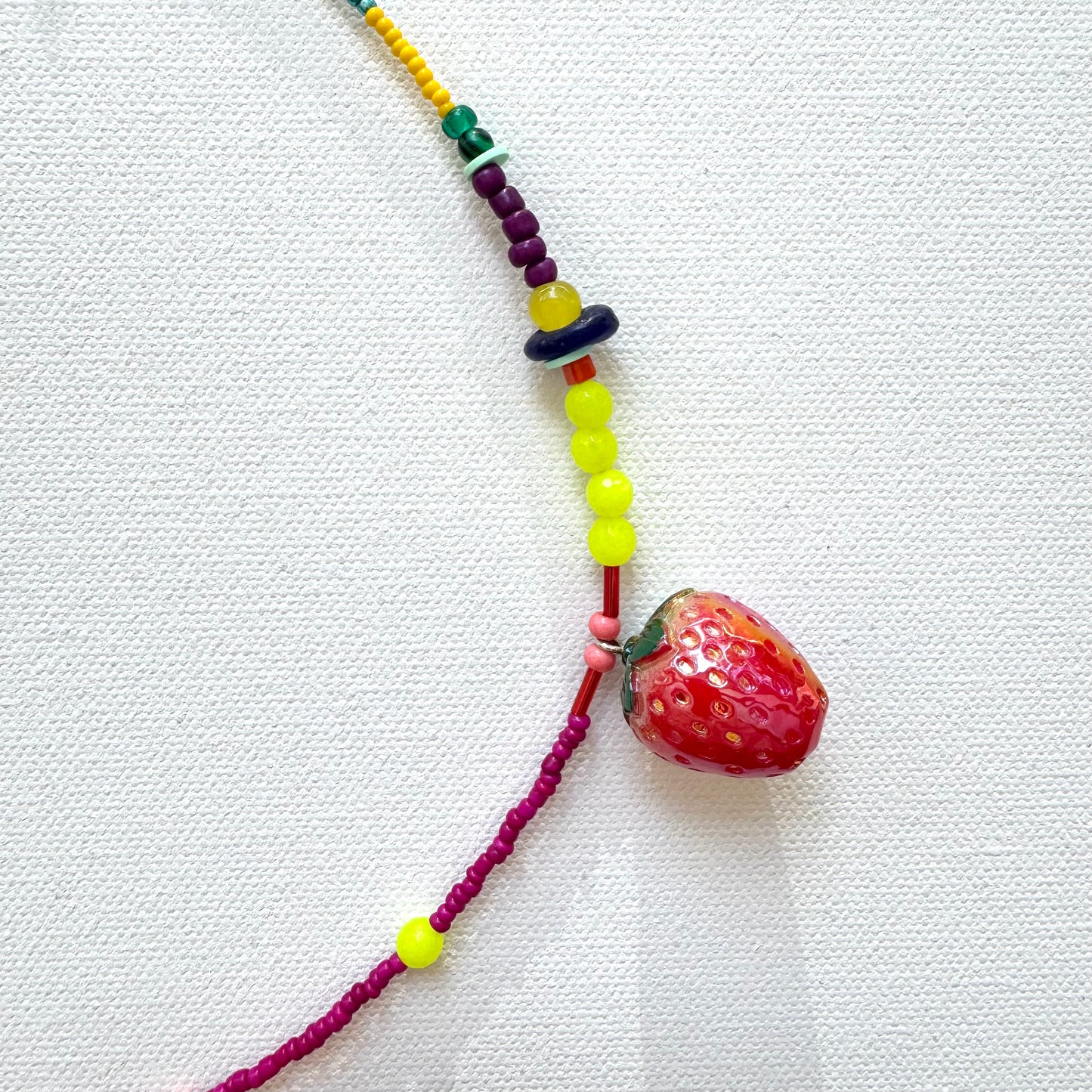 Strawberry Charm Necklace 1