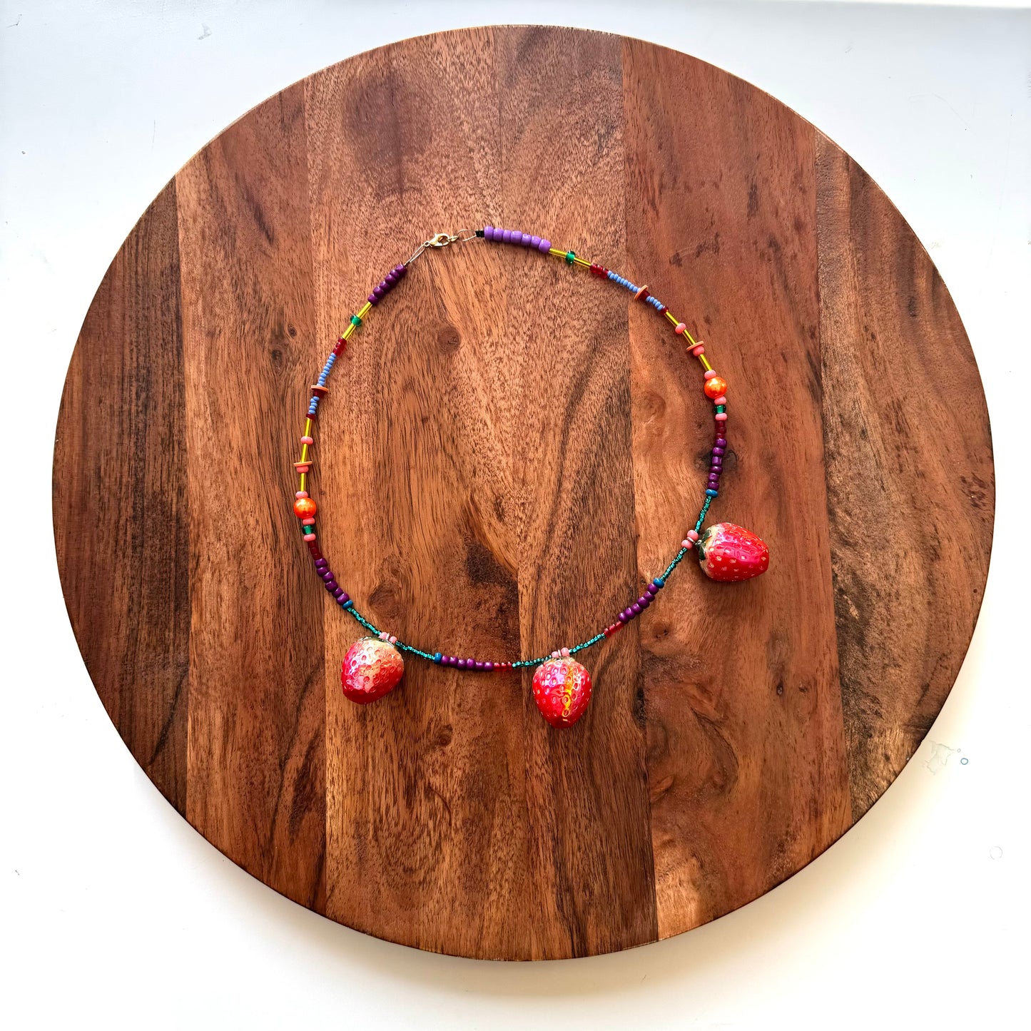 Strawberry Charm Necklace 2